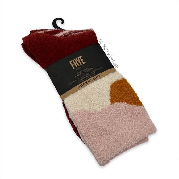 Frye SuperSoft 2 Pairs Multicolor Boot Socks Women’s One Size - Picture 1 of 5